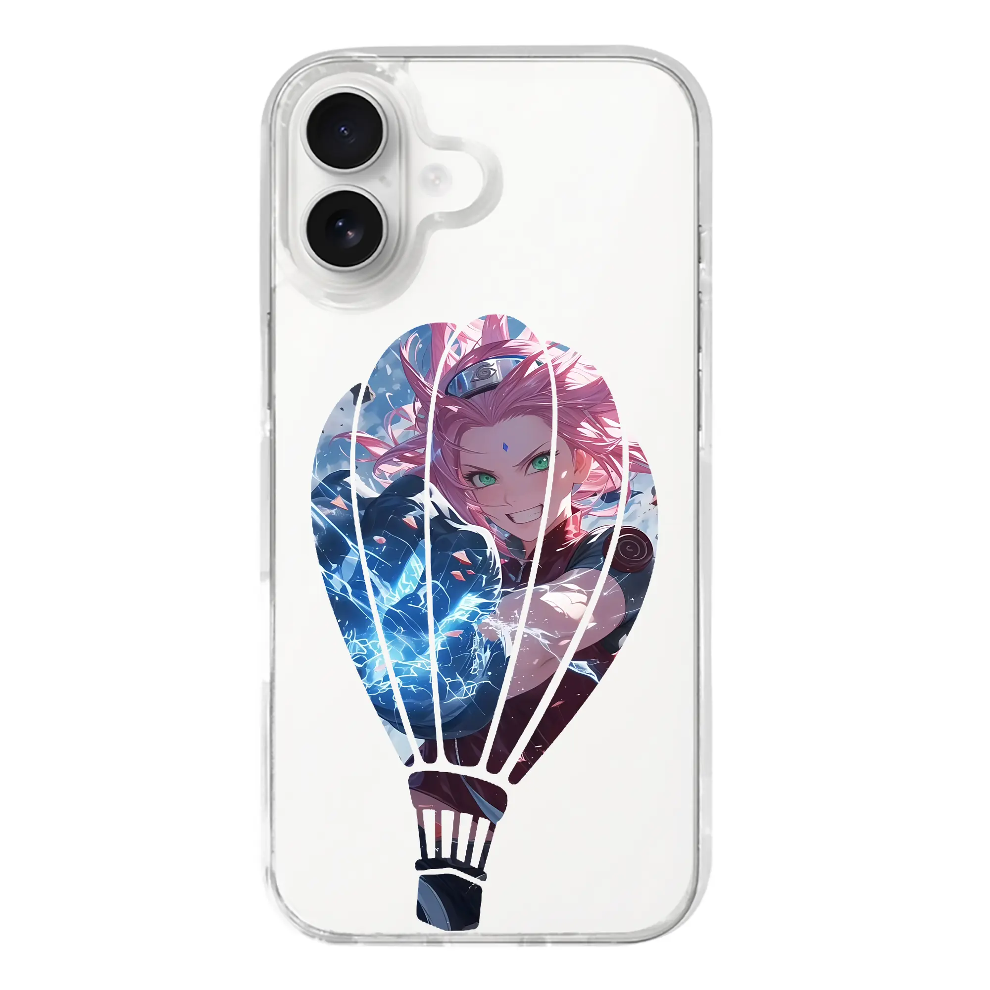 ナルト グッズ はるの さくら - iPhone 17シリーズ 透明スマホケース – 薄型・耐衝撃・精密フィット保護カバー